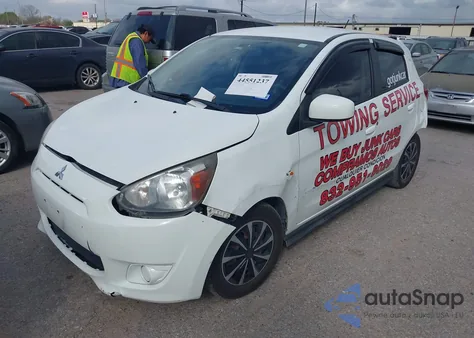 2015 Mitsubishi Mirage De/Rf z USA, uszkodzony, nr VIN ML32A3HJ7FH010235